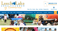 Desktop Screenshot of leech-lake.com